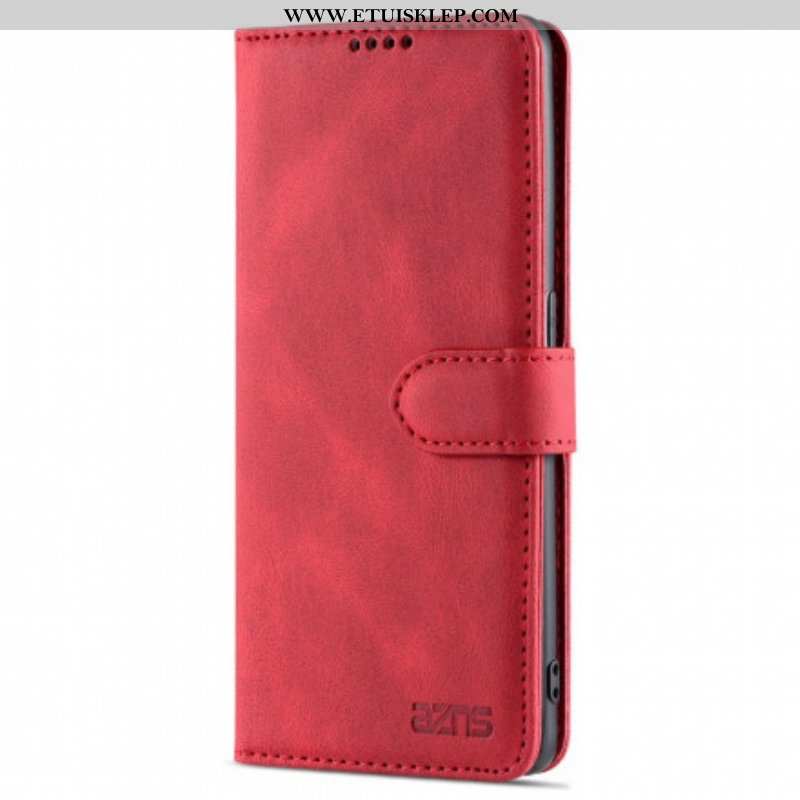 Etui Folio do Oppo Reno 6 5G Azns Couture Z Efektem Skóry